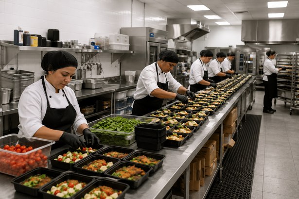 Sistema de produccion: linea de proceso de alimentos