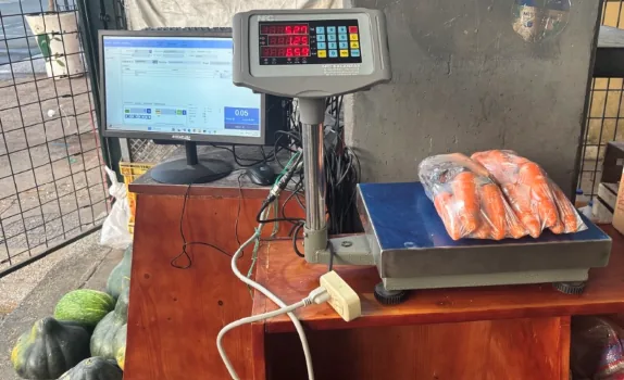 Balanza de mesa peso-precio · 30 kg
