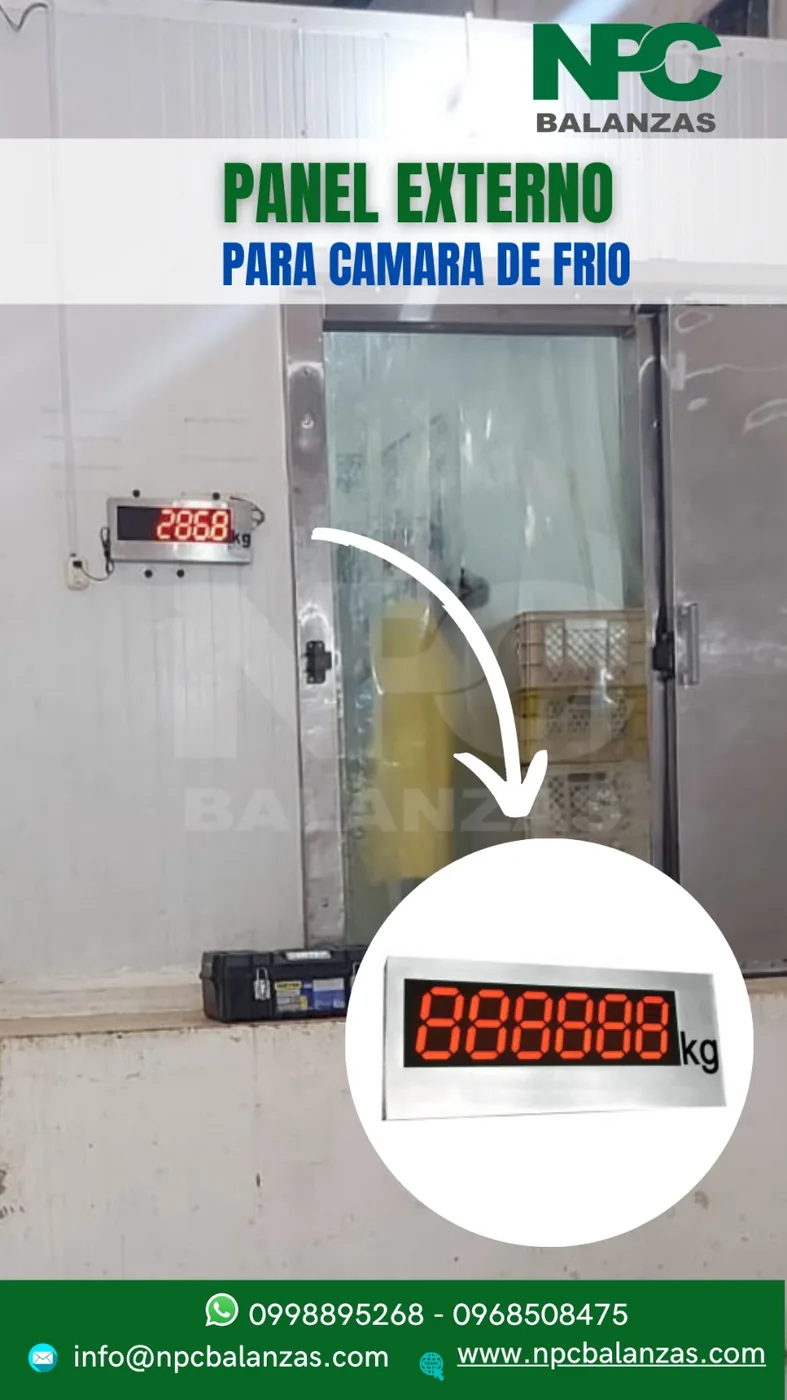 Panel externo para cámara de frío