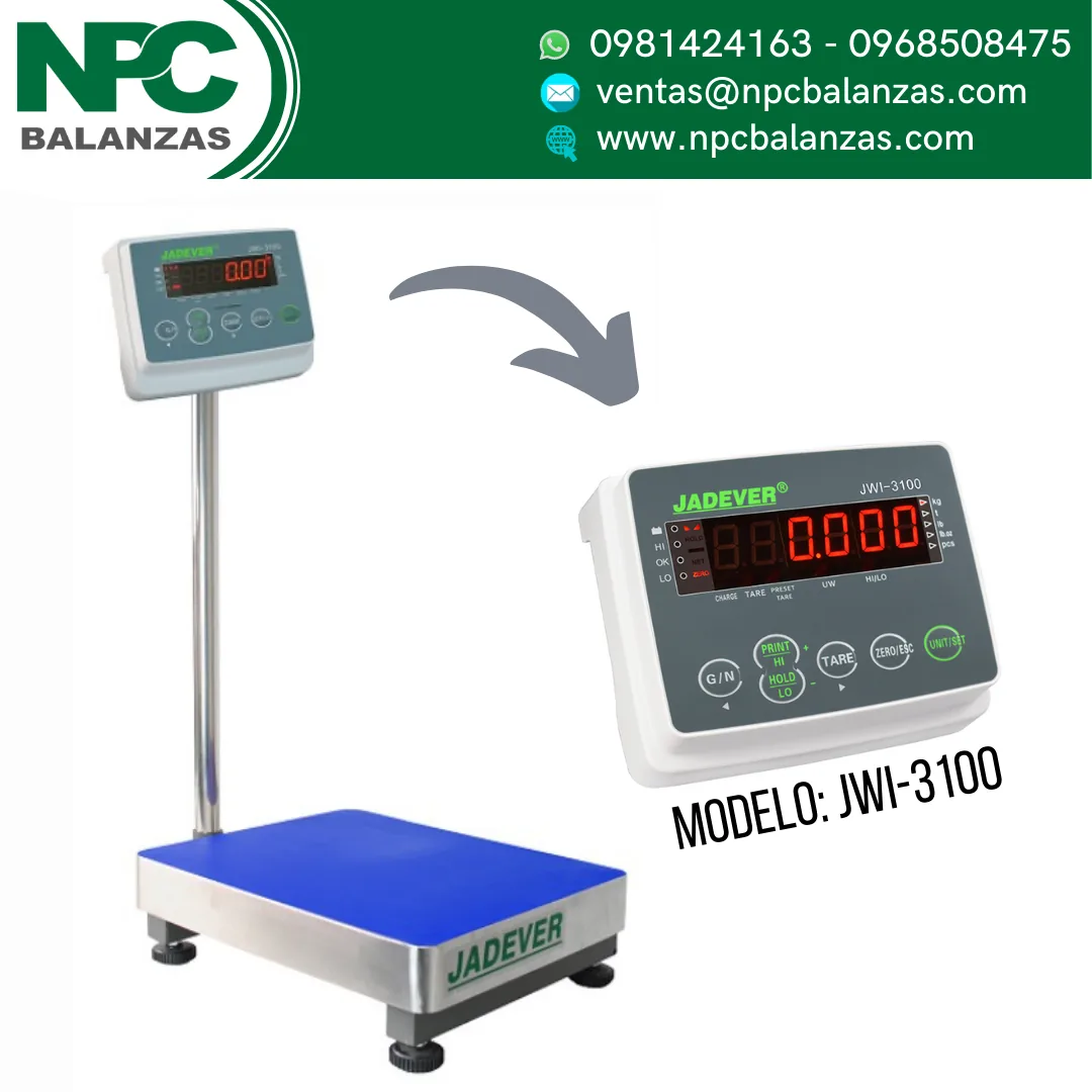 Balanza de piso Jadever JWI-3100