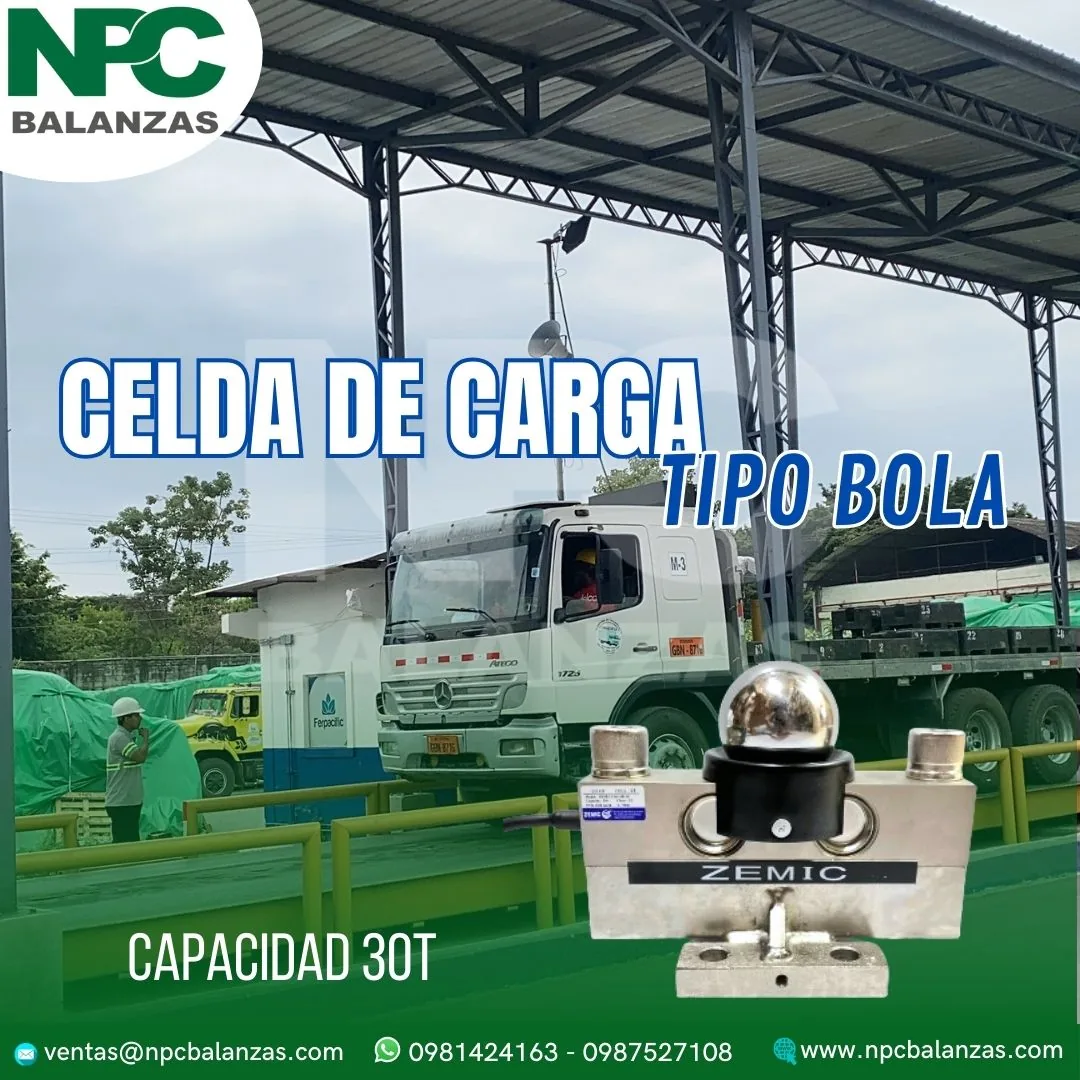 Celda de carga tipo bola · 30 t